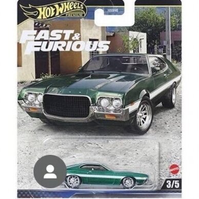 Hot Wheels Premium ’72 Ford Gran Torino Sport Fast & Furious