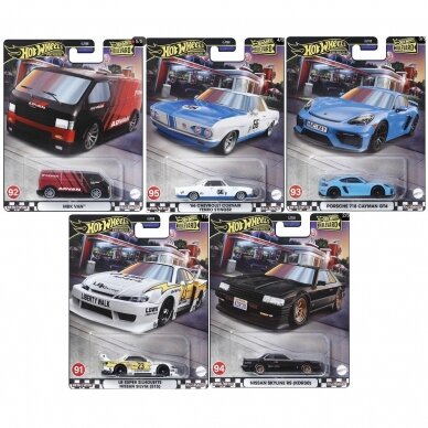 Hot Wheels Premium Modeliukų rinkinys 2024 Boulevard set 91-95 (yra Sandėlyje)