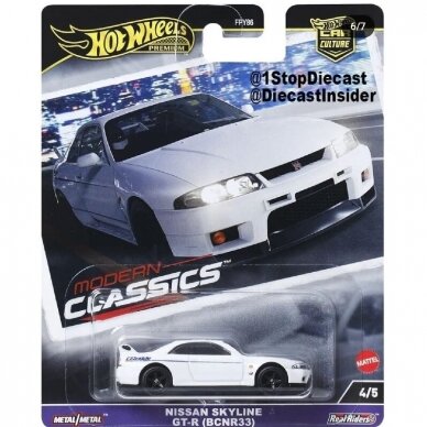 Hot Wheels Premium Modern Classics Nissan Skyline R33