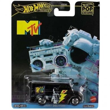 Hot Wheels Premium Pop Culture Modeliukas Dairy Delivery (Retooled) MTV (yra Sandėlyje)