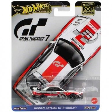 Hot Wheels Premium Pop Culture Modeliukas Nissan Skyline GTR (BNR34)