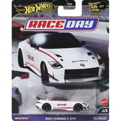 Hot Wheels Premium Race Day Car Culture Modeliukas Nissan Z GT4 (yra Sandėlyje)