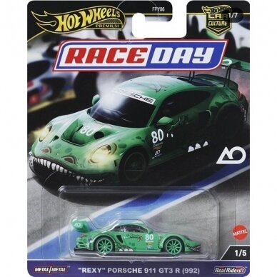 PRE-ORDER Hot Wheels Premium Race Day Car Culture Modeliukas ROXY 2023 Porsche 911 GT3 R