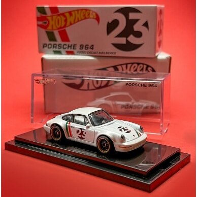 Hot Wheels RLC Salon Mexico 2023 Convention Modeliukas Porsche 964 (yra sandėlyje)