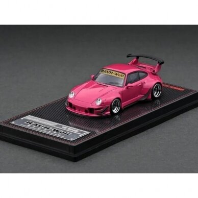 Ignition Models Modeliukas 1/64 Porsche RWB 993, pink (yra Sandėlyje)