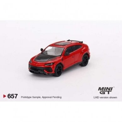 Mini GT Modeliukas Lamborghini Urus Performante, rosso mars