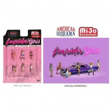American Diorama Figūrėlės Lowrider Girls Figure Set (yra Sandėlyje)