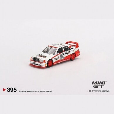 Mini GT Mercedes-Benz 190E 2.5-16 Evolution II #78 Lohr, white/red