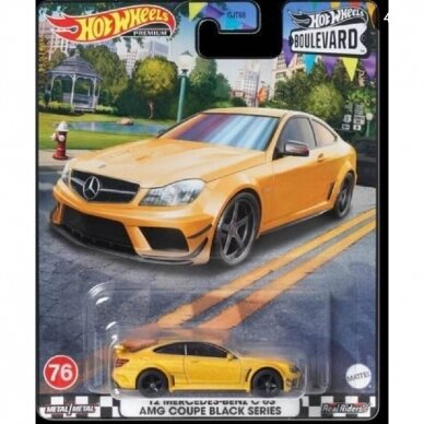 Hot Wheels Premium Modeliukas Mercedes Benz C63 AMG (yra sandėlyje)