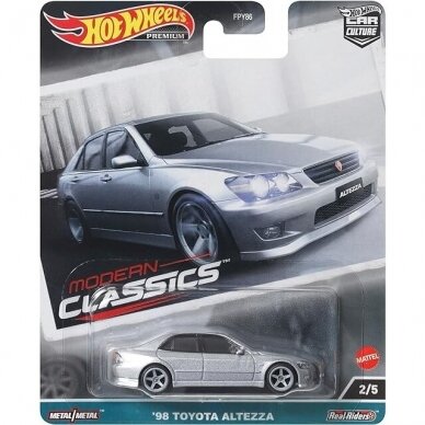 Hot Wheels Premium Modeliukas Modern Classics - '98 Toyota Altezza (yra Sandėlyje)