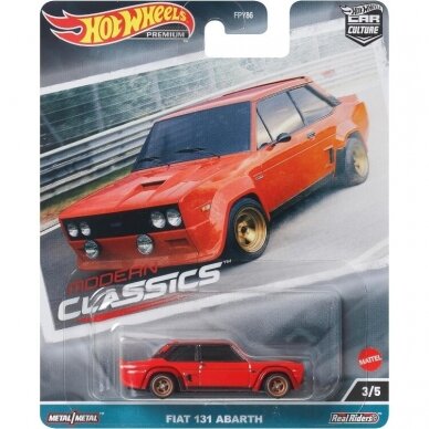 Hot Wheels Premium Modeliukas Modern Classics - Fiat 131 Abarth