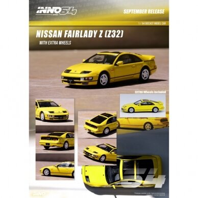 Inno64 Nissan Fairlady Z Z32, yellow pearlglow