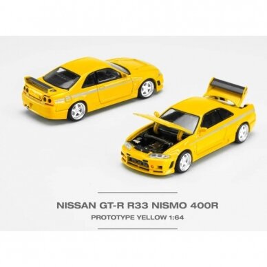 PRE-ORDER Pop Race Limited Nissan Skyline GT-R Nismo 400R, yellow