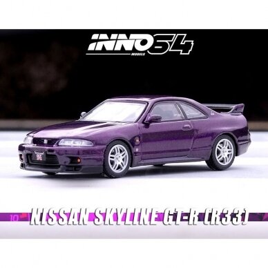 Inno64 Nissan Skyline GT-R R33, midnight purple