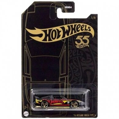 Hot Wheels Modeliukas Pearl and chrome 1996 Nissan 180SX Type X (yra Sandėlyje)