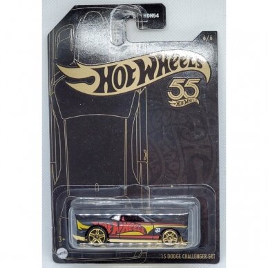 Hot Wheels Modeliukas Pearl and chrome 2015 Dodge Challenger SRT (yra sandėlyje)