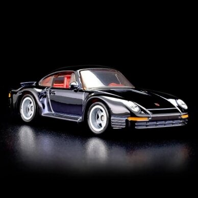 Hot Wheels RLC Modeliukas RLC Exclusive 1986 Porsche 959 Black (yra Sandėlyje)