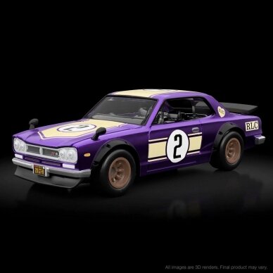 Hot Wheels RLC Modeliukas RLC Exclusive sELECTIONs 1972 Nissan Skyline H/T 2000GT-R (yra Sandėlyje)