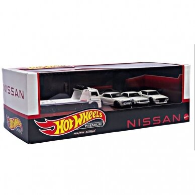 Hot Wheels Premium Premium Set #14 Skyline`s Diorama (Fleetstreet truck,Nissan Skyline 2000GT-R,LBWK Nissan Skyline C210,Nissan Skyline HT2000 GT-X)