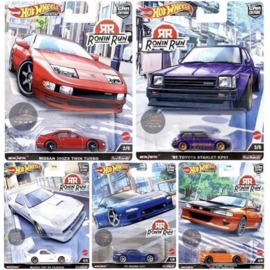 Hot Wheels Premium Ronin Run with Japanese cars