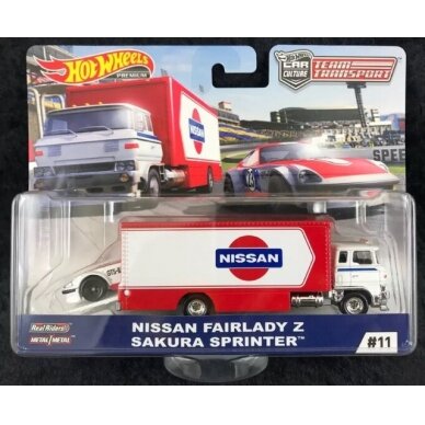 Hot Wheels Premium Team Transport Sakura Sprinter & Nissan Fairlady Z *Nissan*