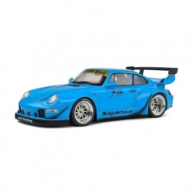 Solido 1/18 2018 Porsche 911 (964) RWB Shingen, blue