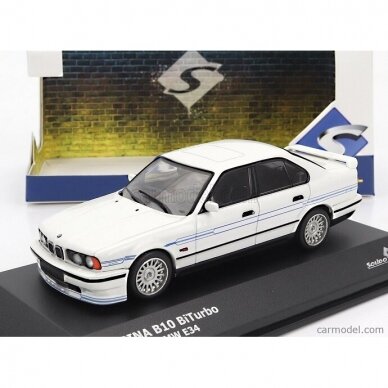 PRE-ORD3R Solido Modeliukas 1/43 1994 BMW 5 (E34) Alpina B10, white