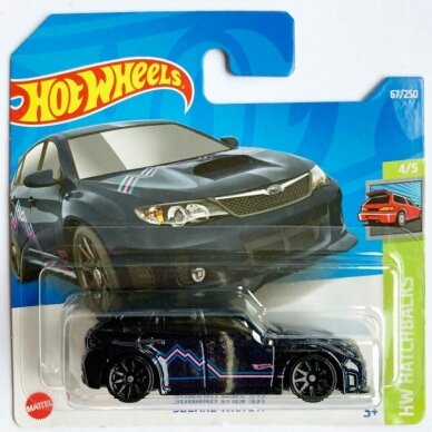 Hot Wheels Modeliukas Subaru WRX STI black