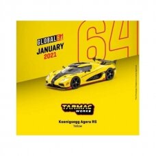 Tarmac Global64 Modeliukas Koenigsegg Agera RS, yellow