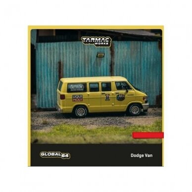 Tarmac Modeliukas Dodge Van, yellow (yra Sandėlyje)