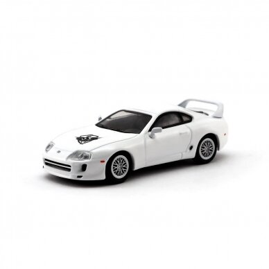 Tarmac Works Modeliukas Toyota Supra ROWW (Reach Out Worldwide), white