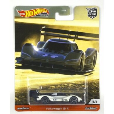 Hot Wheels Premium Volkswagen ID R #94 *Hill Climb series*, white